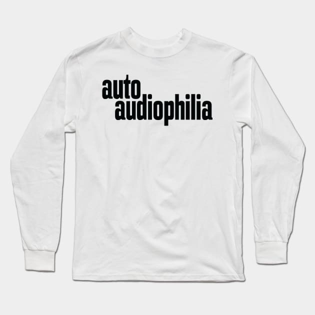 Auto Audiophilia Audiophile High Fidelity Sound Reproduction Long Sleeve T-Shirt by ProjectX23Red